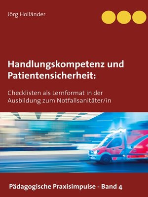cover image of Handlungskompetenz und  Patientensicherheit